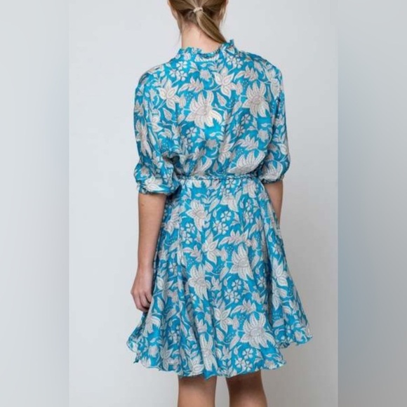 Hannah Artwear Gaia Dress Blue Size 1/ US 6 - Picture 2 of 9